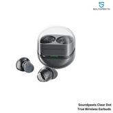SOUNDPEATS - Clear Dot Bluetooth Wireless Earbuds - Black